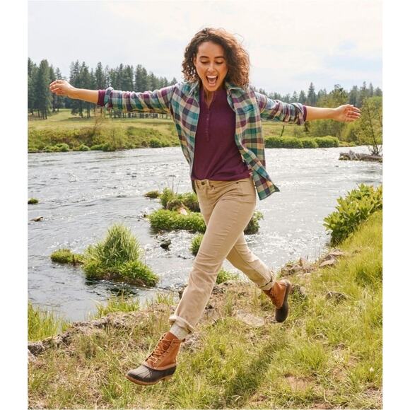 L.L. Bean Favorite Fit Corduroy Pants Casco Cords Straight Leg Tan/Khaki | 8 EUC - Picture 13 of 13